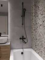 Универсальный смеситель Cersanit Brasko Black 64092 черный