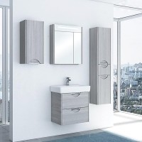 Тумба с раковиной AQUATON Сильва 60 дуб фьорд