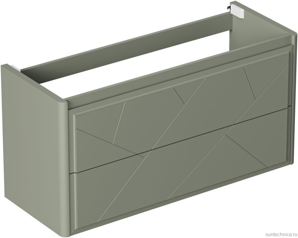 Тумба под раковину без столешницы Allen Brau Paris 120 матовая олива