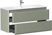 Тумба под раковину без столешницы Allen Brau Paris 120 матовая олива