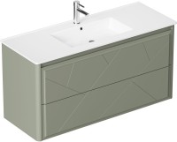 Тумба под раковину без столешницы Allen Brau Paris 120 матовая олива