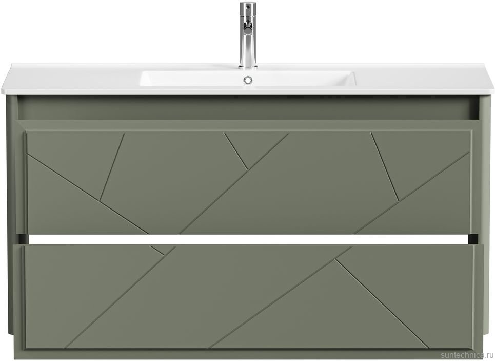 Тумба под раковину без столешницы Allen Brau Paris 120 матовая олива