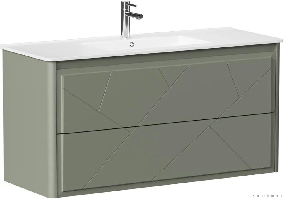 Тумба под раковину без столешницы Allen Brau Paris 120 матовая олива