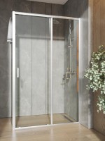 Душевой уголок Orange E23 12080TCR стекло прозрачное, профиль хром