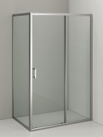 Душевой уголок Orange E23 12080TCR стекло прозрачное, профиль хром