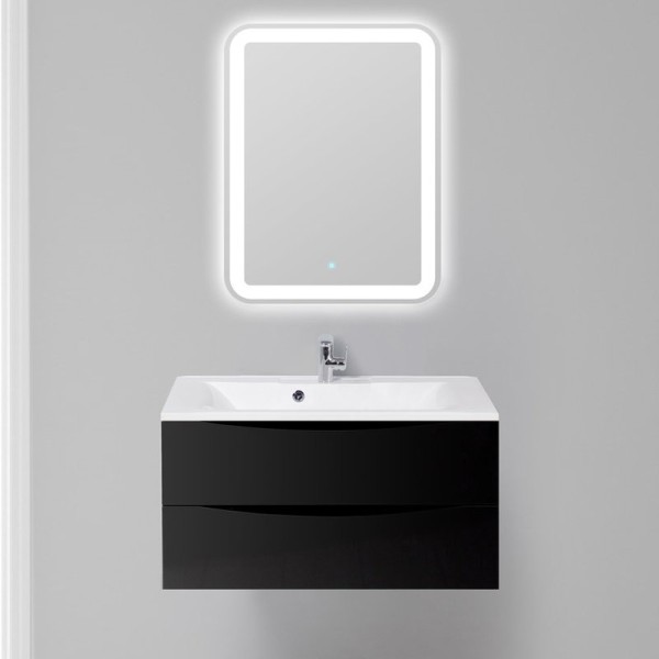 Мебель для ванной комнаты BelBagno Marino 90 nero lucido