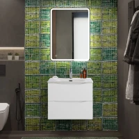 Тумба под раковину BelBagno Marino-cer-n 60 подвесная, bianco opaco