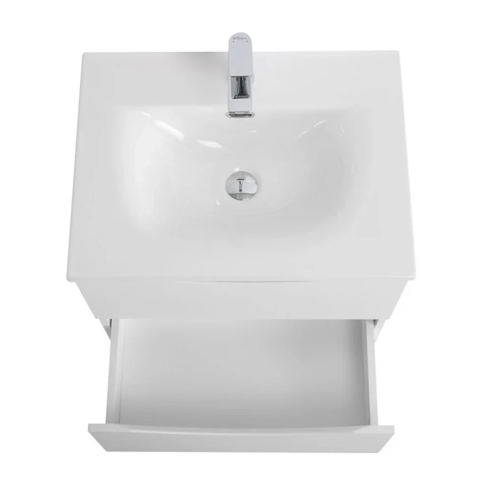 Тумба под раковину BelBagno Marino-cer-n 60 подвесная, bianco opaco