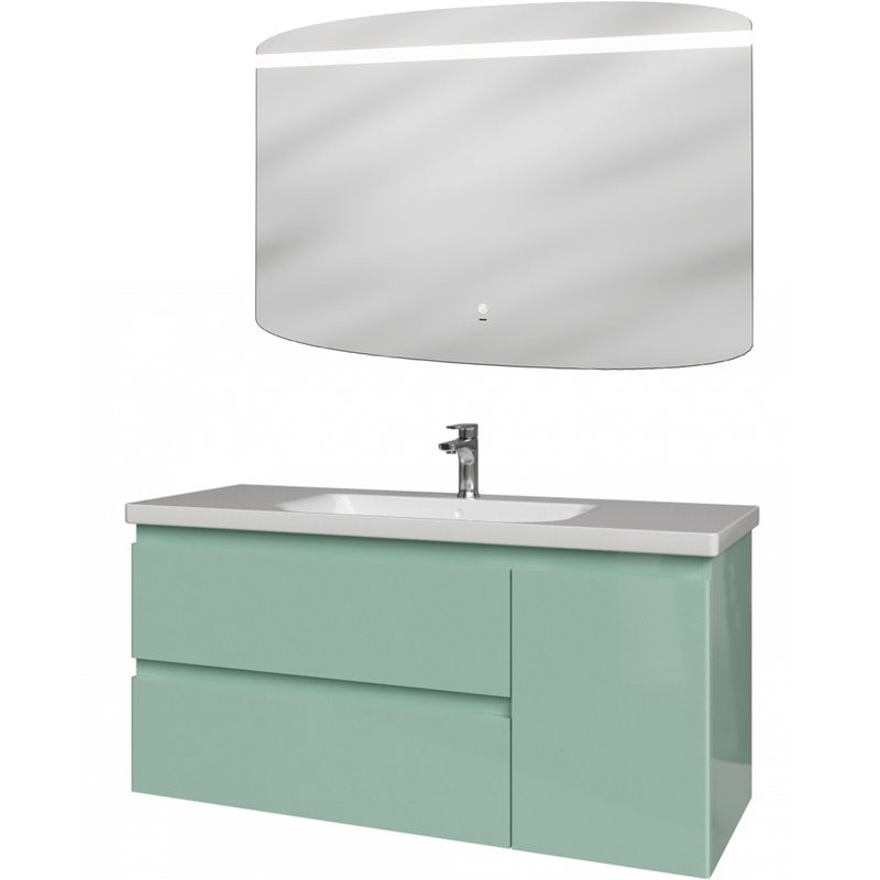 Мебель для ванной комнаты Caprigo Forte 120 R подвесная, селесте