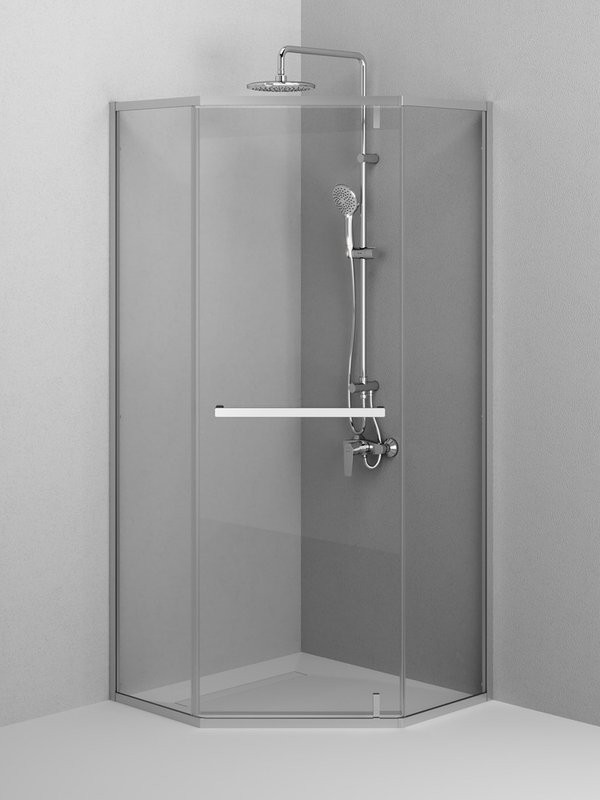 Душевой уголок AM.PM Gem W90G-405-9090-MT профиль матовый хром, стекло прозрачное