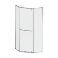 Душевой уголок AM.PM Gem W90G-405-9090-MT профиль матовый хром, стекло прозрачное