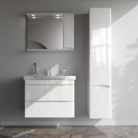 Мебель для ванной комнаты AM.PM Like 80 подвесная, белый глянец