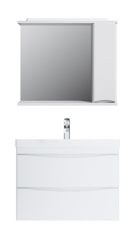 Мебель для ванной комнаты AM.PM Like 80 подвесная, белый глянец