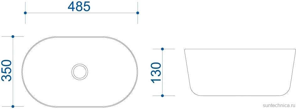 Тумба с раковиной Teymi Nura 60 дуб эврика, матовая белая, раковина Solli 48