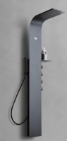 Душевая панель Ceruttispa Bella B CT9254 черная матовая