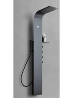 Душевая панель Ceruttispa Bella B CT9254 черная матовая