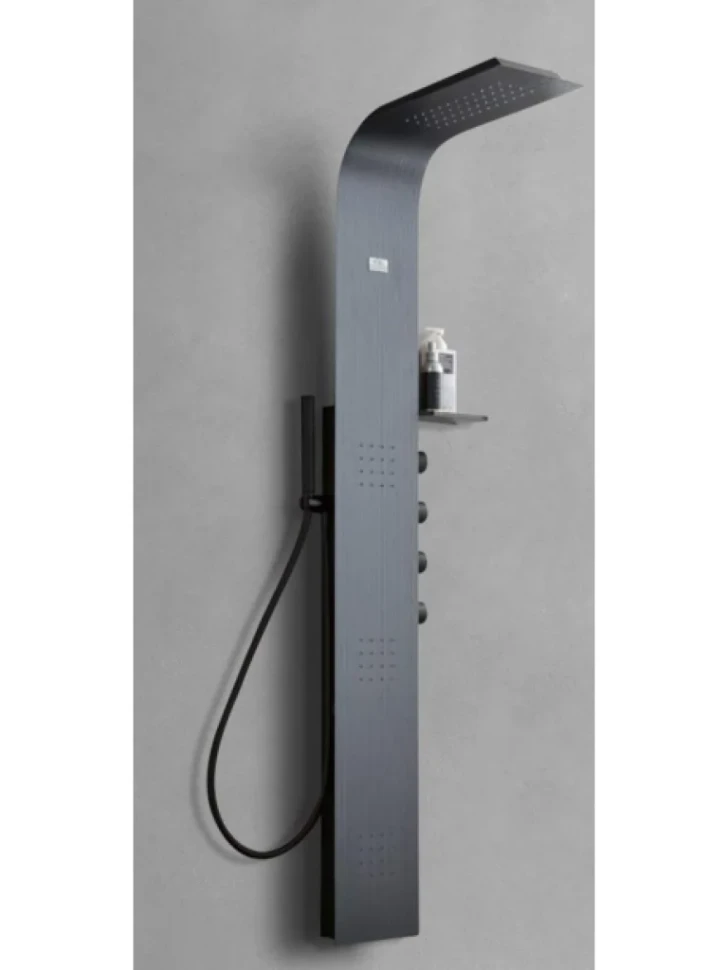 Душевая панель Ceruttispa Bella B CT9254 черная матовая