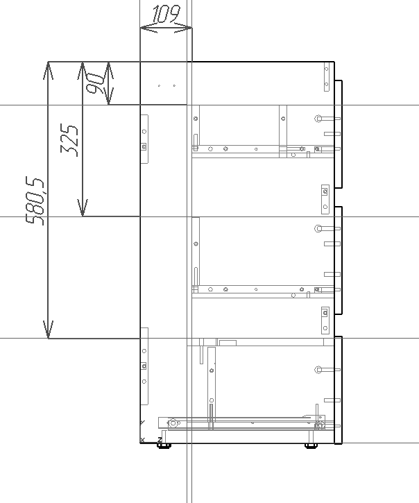 Тумба под раковину без столешницы AM.PM Gem S 60