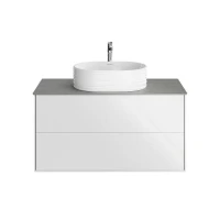 Тумба под раковину без столешницы KERAMA MARAZZI Plaza Modern 100 подвесная, с ящиками, белая
