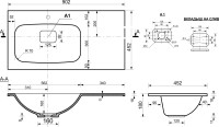 Мебельная раковина Style Line Барселона 90 L