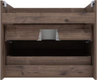 Тумба под раковину без столешницы Aquanet Нота new 75 подвесная, дуб веллингтон табак