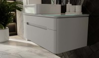 Мебель для ванной комнаты Jorno Shine 90 подвесная, зеркало STWORKI Скаген
