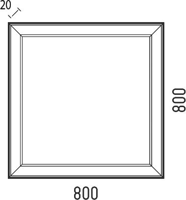 Мебель для ванной комнаты Corozo Классика 80