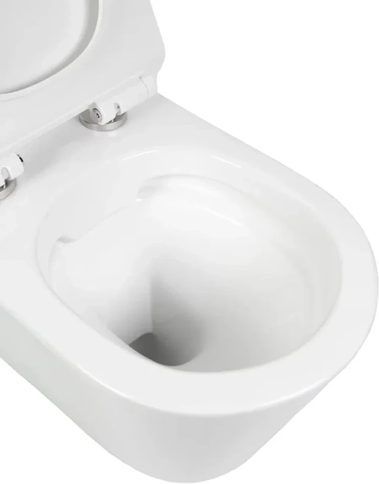 Комплект  Унитаз подвесной BOND Oval F03-10 безободковый, с микролифтом + Система инсталляции для унитазов Grohe Rapid SL 38772001, 3 в 1 с кнопкой см