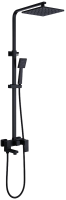 Душевая стойка Abber Daheim AF8216B черная матовая