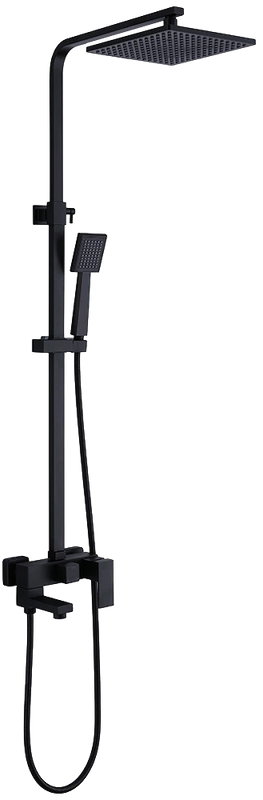 Душевая стойка Abber Daheim AF8216B черная матовая