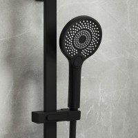 Душевая лейка IDDIS Optima Home OPH12BPi18 черная матовая