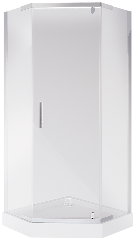 Душевой уголок Niagara Eco NG-010-14D 100х100 см, стекло прозрачное