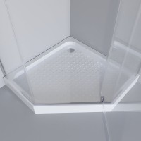 Душевой уголок Niagara Eco NG-010-14D 100х100 см, стекло прозрачное