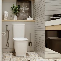 Комплект Унитаз напольный Lavinia Boho Bell Pro 33012020-33013030-33290100 с микролифтом + Биде напольное 33010040
