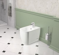 Комплект Унитаз напольный Lavinia Boho Bell Pro 33012020-33013030-33290100 с микролифтом + Биде напольное 33010040