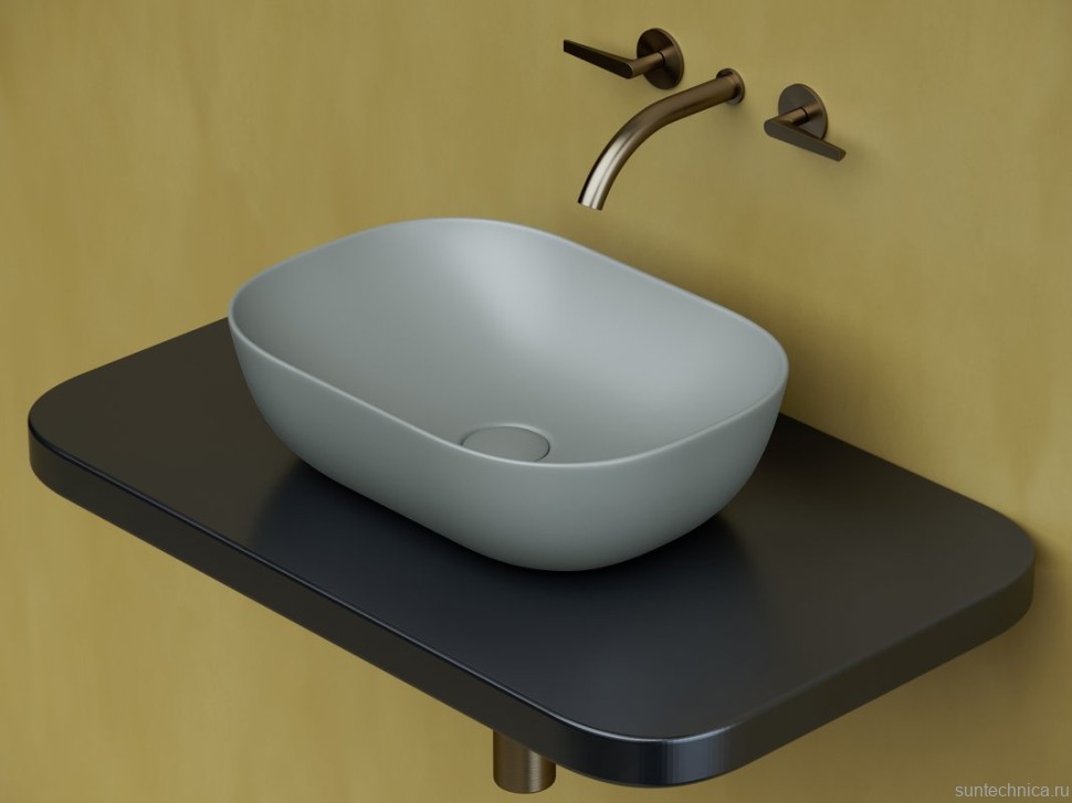 Накладная раковина Ceramicanova Element CN6009MH антрацит матовый