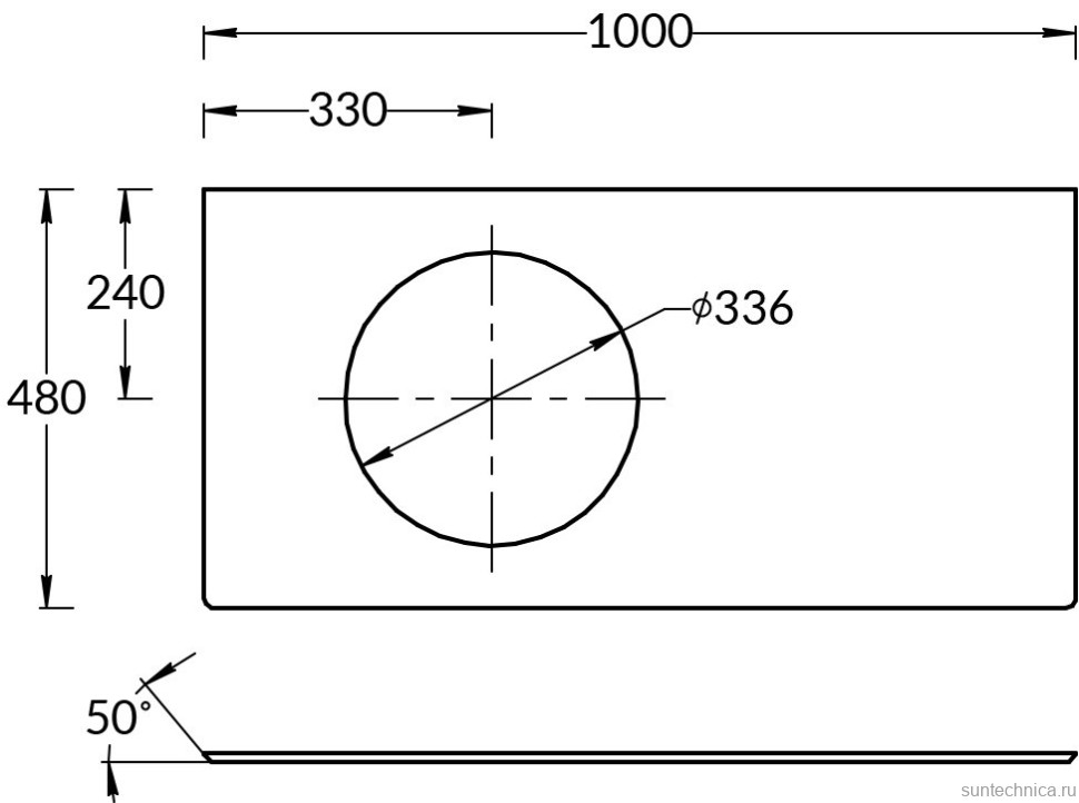 Тумба под раковину со столешницей KERAMA MARAZZI Iconico 100 подвесная, 1 ящик, черная, столешница CO3
