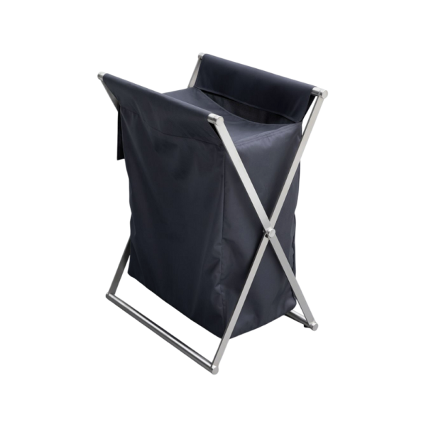 Корзина для белья Allen Brau Priority 6.32002-87 напольная, серая, прямоугольная, металл, текстиль