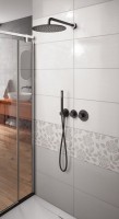 Душевой комплект Timo Saona SX-2359/03SM С ВНУТРЕННЕЙ ЧАСТЬЮ, с термостатом, черный