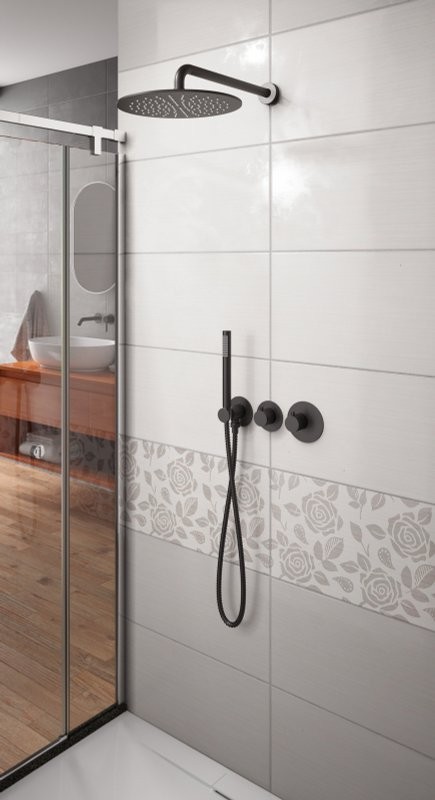 Душевой комплект Timo Saona SX-2359/03SM С ВНУТРЕННЕЙ ЧАСТЬЮ, с термостатом, черный