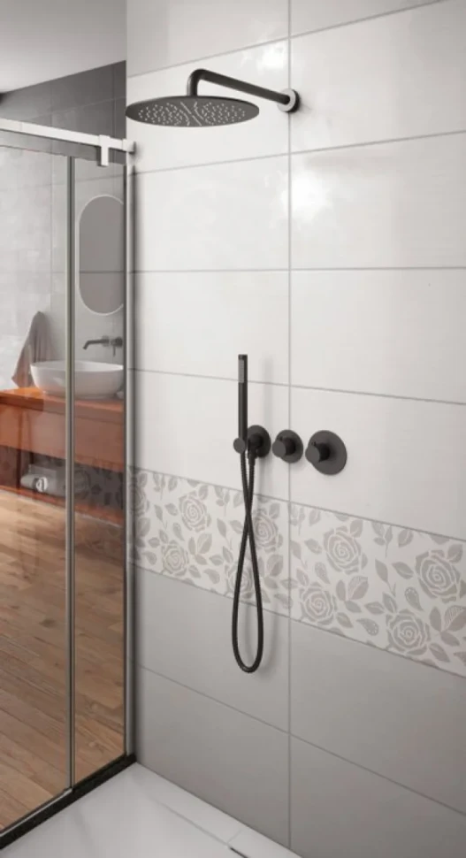 Душевой комплект Timo Saona SX-2359/03SM С ВНУТРЕННЕЙ ЧАСТЬЮ, с термостатом, черный