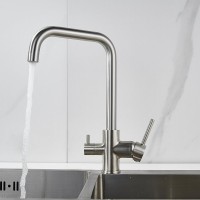 Смеситель для кухни Shevanik S228L сатин