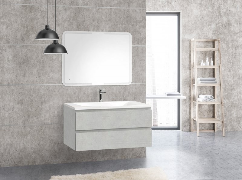 Мебель для ванной комнаты Cezares Molveno 100 beton