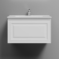 Тумба с раковиной Sancos Very 70 bianco, раковина CN7007