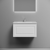 Тумба с раковиной Sancos Very 70 bianco, раковина CN7007