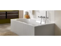 Акриловая ванна Villeroy & Boch Oberon UBQ160OBE2V-01 160x75 см, встраиваемая, цвет альпийский белый, на ножках