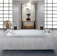 Акриловая ванна Villeroy & Boch Oberon UBQ160OBE2V-01 160x75 см, встраиваемая, цвет альпийский белый, на ножках