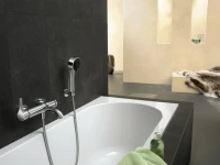 Акриловая ванна Villeroy & Boch Oberon UBQ160OBE2V-01 160x75 см, встраиваемая, цвет альпийский белый, на ножках