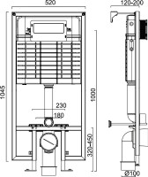Комплект Унитаз подвесной STWORKI Молде 7551N003-7700 безободковый + Крышка 801-003-019 с микролифтом + Инсталляция + Кнопка Хельсинки 500473 хром матовая