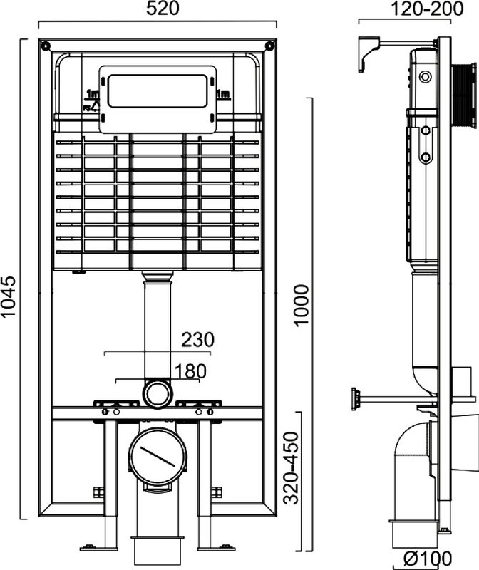 Комплект Унитаз подвесной STWORKI Молде 7551N003-7700 безободковый + Крышка 801-003-019 с микролифтом + Инсталляция + Кнопка Хельсинки 500473 хром матовая